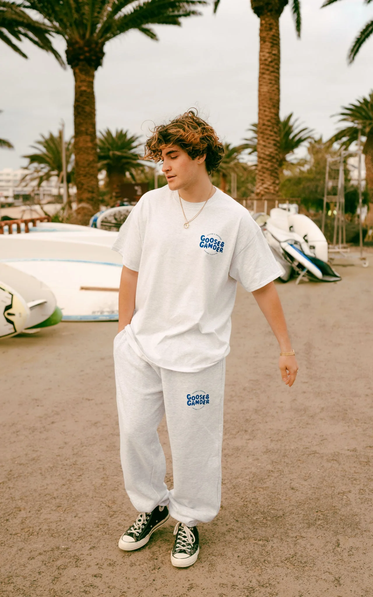 Azure Tee - Ash Grey - Image 7