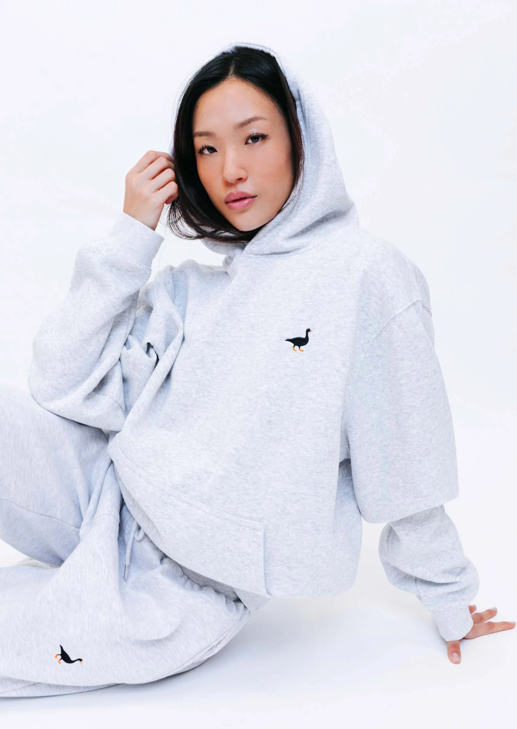 Goose Hood - Grey - Image 12