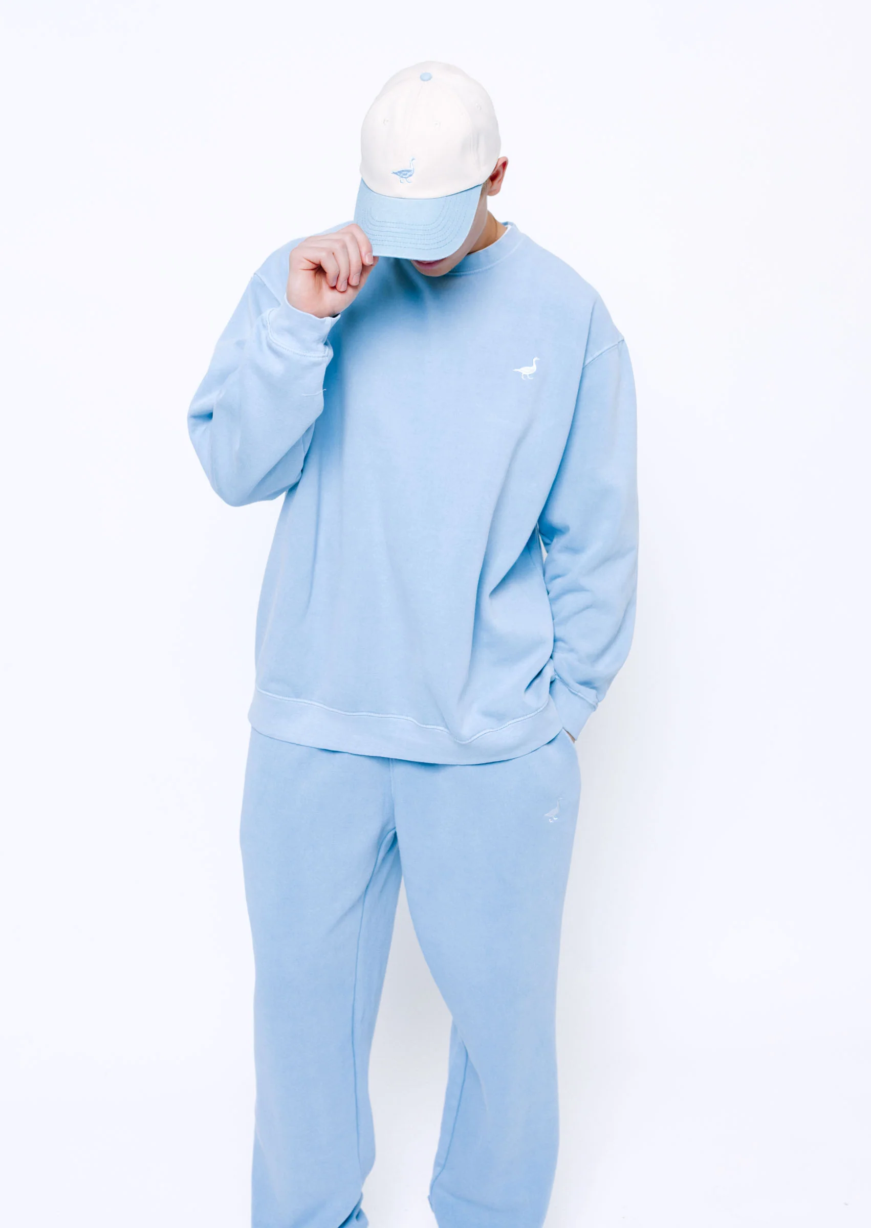 Goose Sweatshirt - Washed Blue - Image 14