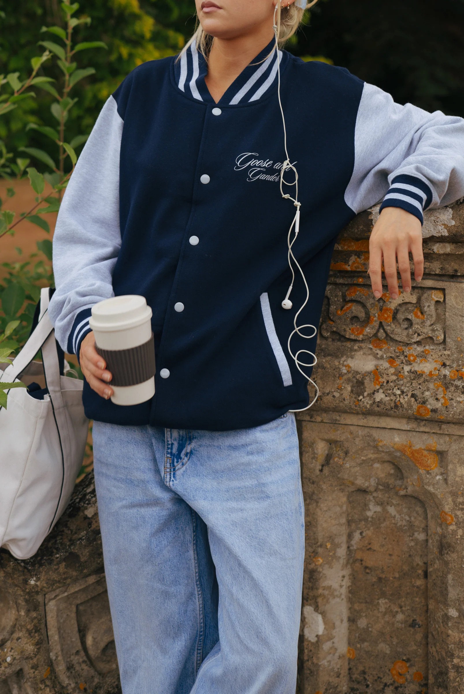 Guild Bomber Jacket - Navy - Image 2