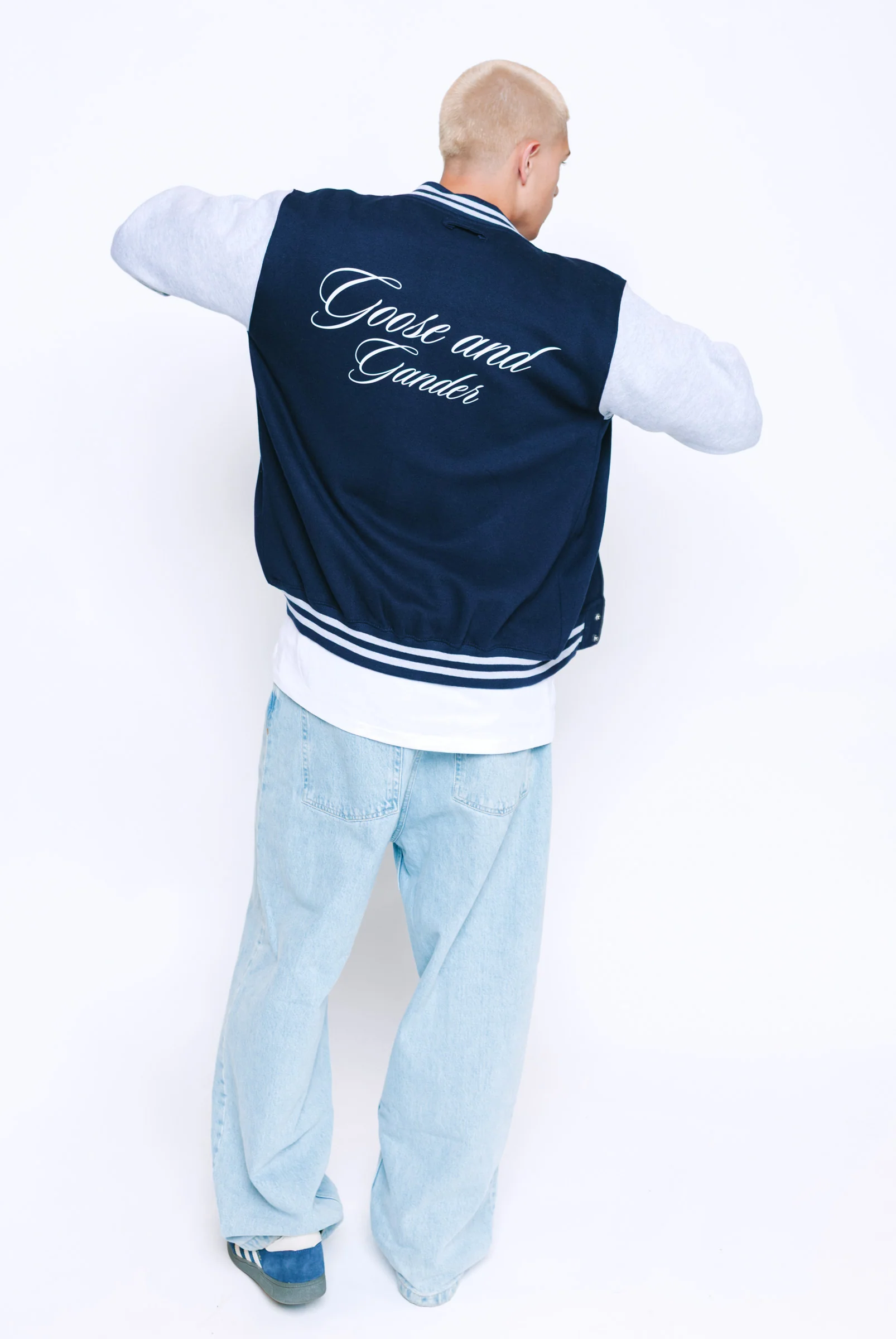 Guild Bomber Jacket - Navy - Image 4