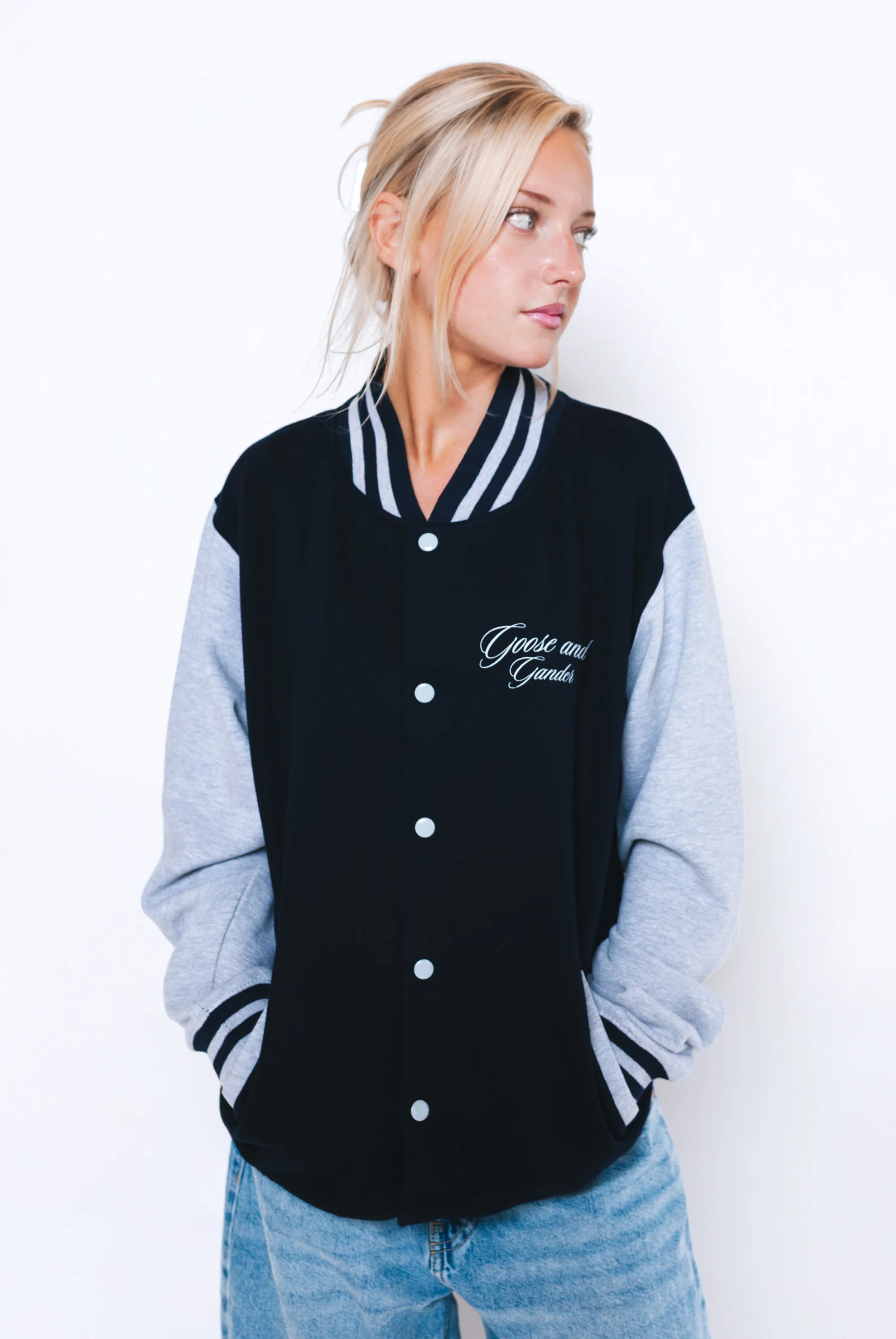 Guild Bomber Jacket - Navy - Image 9