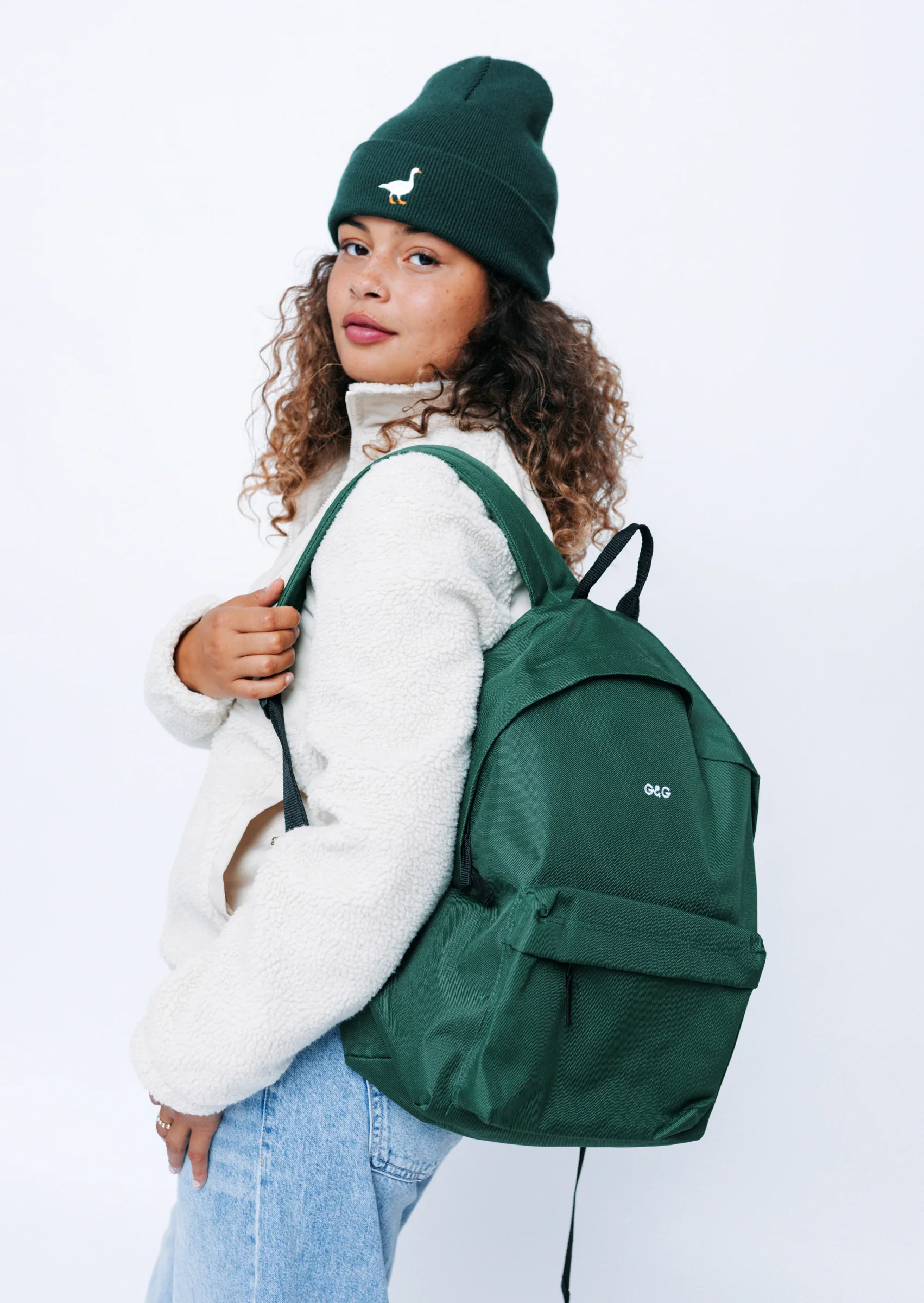 Simple Rucksack - Forest Green